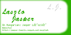 laszlo jasper business card